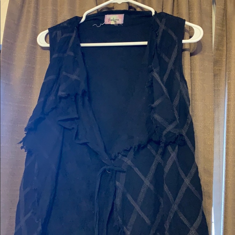 Freelance asymmetrical vest size medium